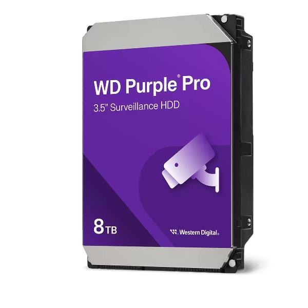 foto del prodotto wd purple pro hdd 8tb