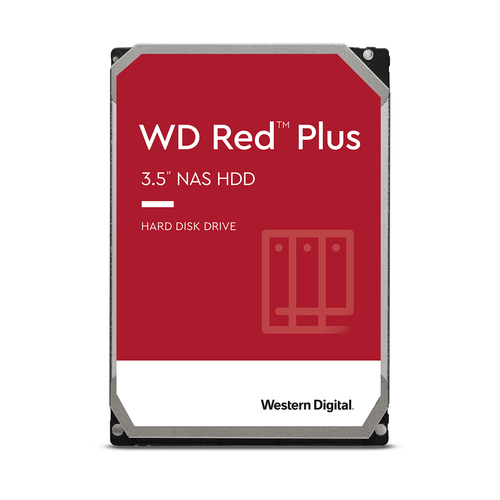 foto del prodotto wd red plus 10tb 3.5 7200rpm sata3 cmr