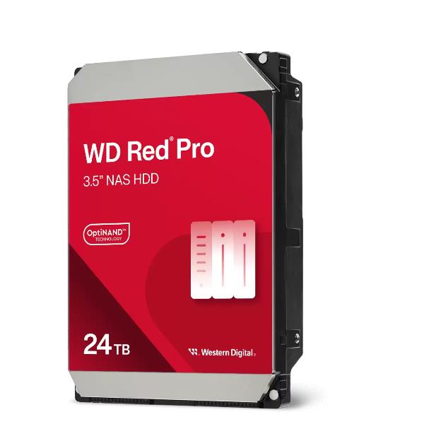 foto del prodotto wd red pro nas hdd 24tb