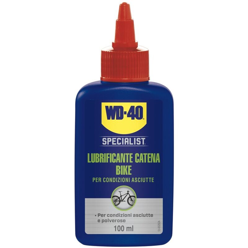 foto del prodotto wd40 bike lubrificante catena bici per condizioni aciutte dry 100ml