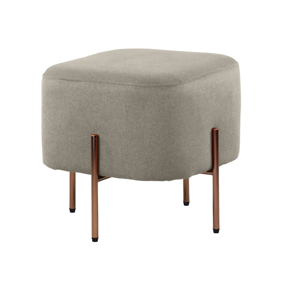 foto del prodotto we home pouf in tessuto quadrato grigio scuro kate