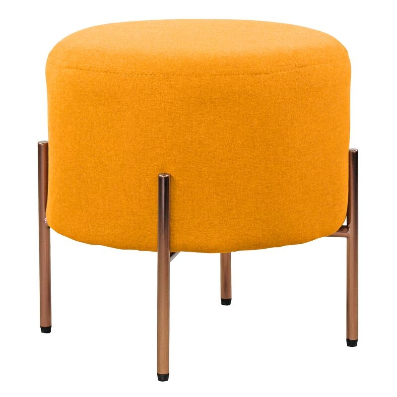 foto del prodotto we home - pouff design tondo gambe placcato oro - kate