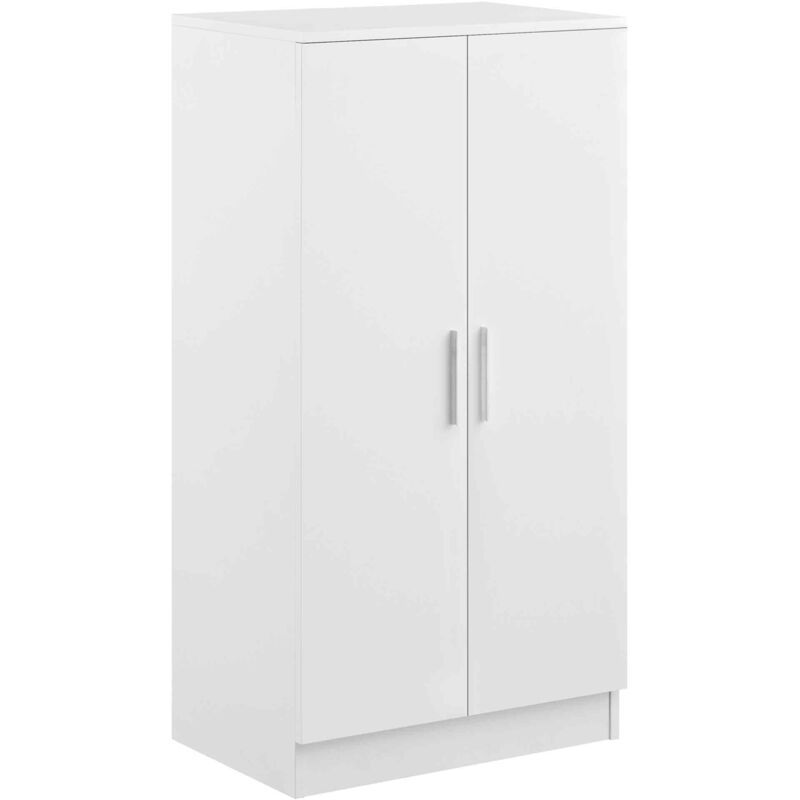 foto del prodotto we home scarpiera 2 ante e 7 ripiani bianca 108x55x36 cm giulia