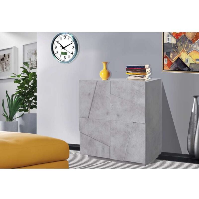 foto del prodotto web furniture credenza ping moderna in cemento bronx 86x81.2 cm