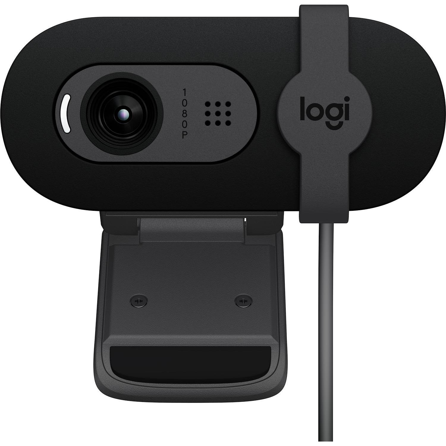 foto del prodotto webcam logitech brio 100 fhd grafite