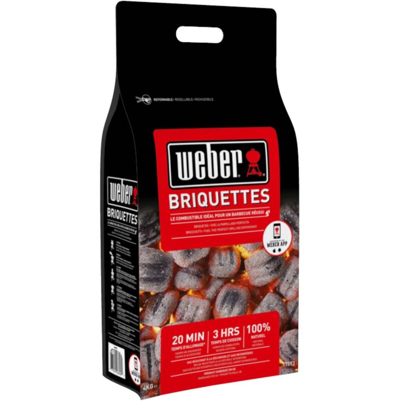 foto del prodotto weber bricchetti carbone kg.4