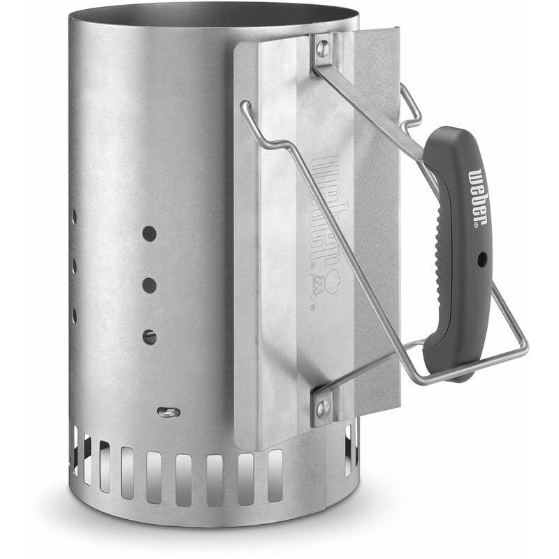 foto del prodotto weber fireplace starter grande 32 cm di altezza , starter per bbq con 2 maniglie, ideale per le griglie a carbonella con un diametro di almeno