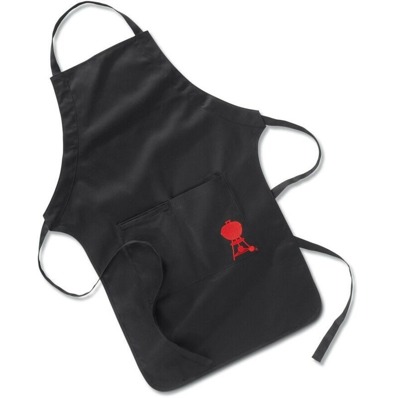 foto del prodotto weber grembiule cucina per barbecue 6474 regolabile con tasca porta utensili