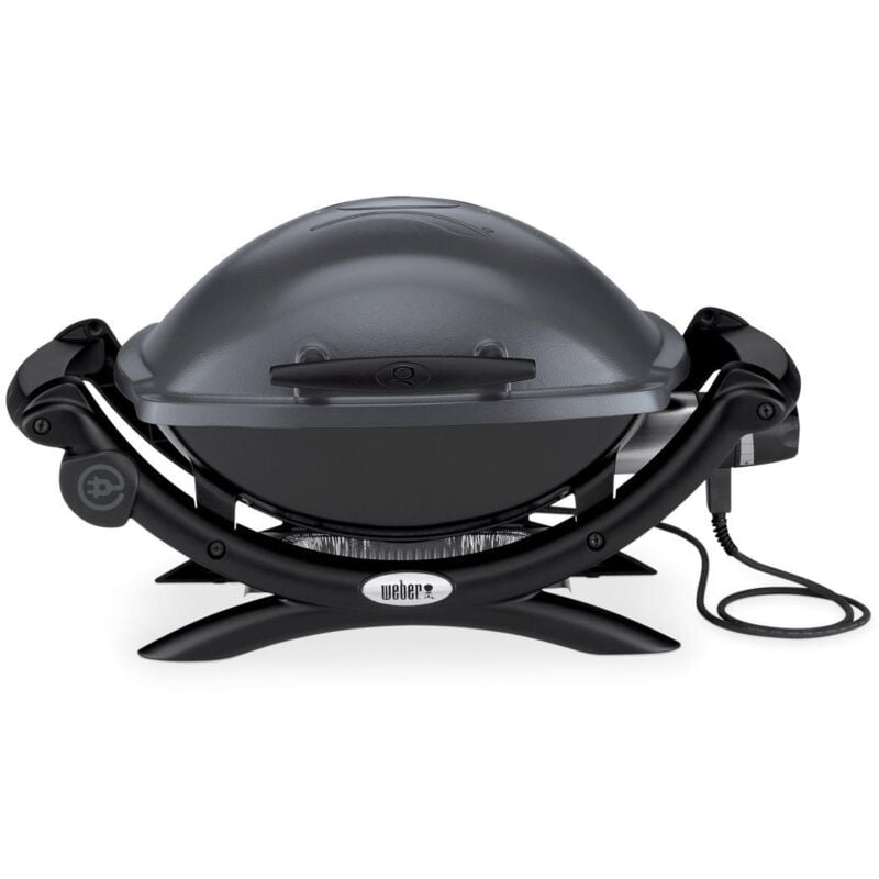 foto del prodotto weber q 1400, barbecue elettrico grigio scuro
