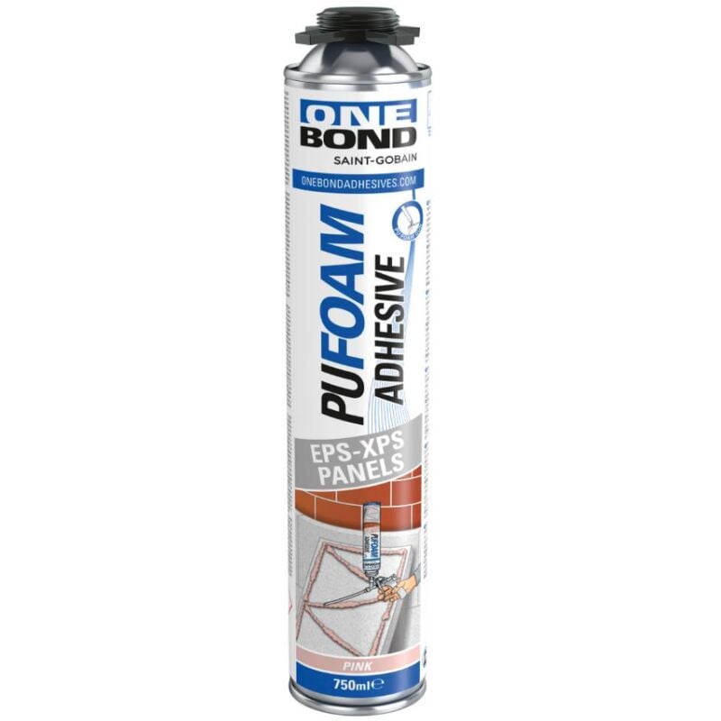 foto del prodotto weber saint gobain one bond adhesive gun 750ml schiuma adesiva per pistola adatta e incolla pannelli isolanti