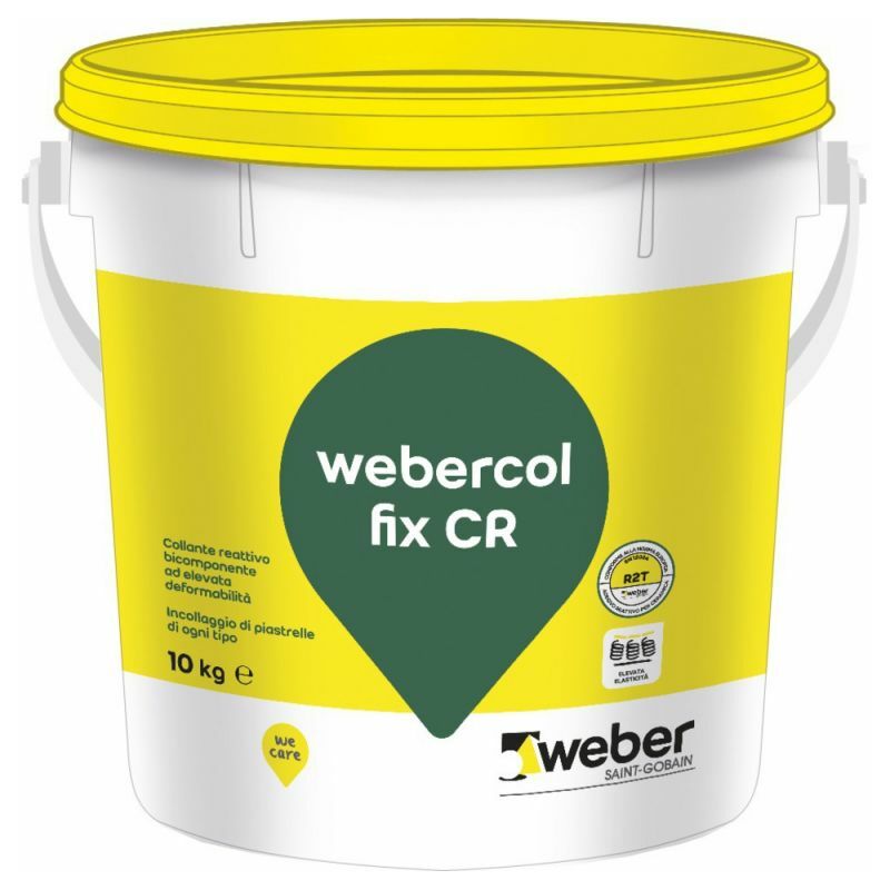 foto del prodotto weber saint gobain - webercol fix cr collante secchio kg 10