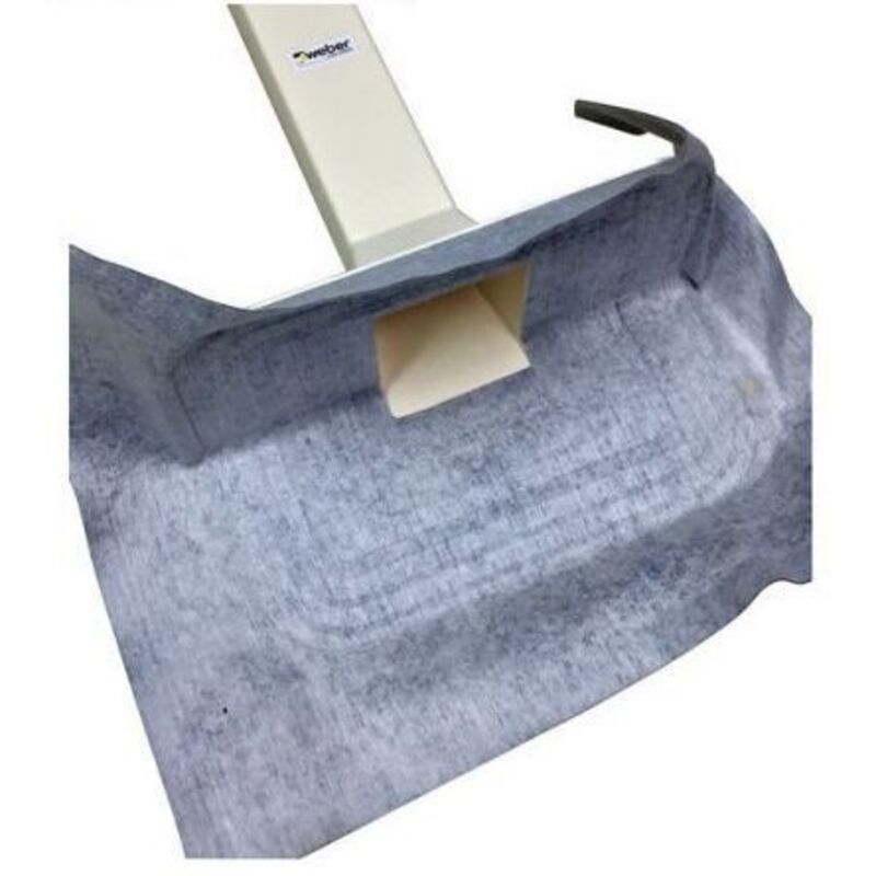 foto del prodotto weber saint gobain weberdry drain corner scarico orizzontale quadro cm. 5x5 venduto cadauno