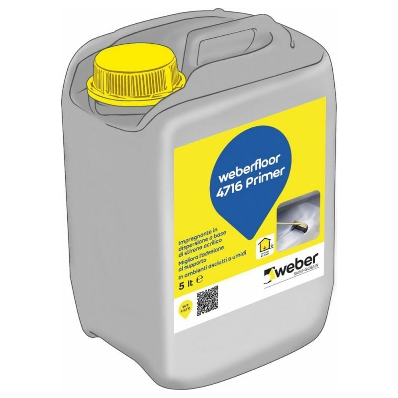 foto del prodotto weber saint gobain weberfloor 4716 primer acrilico tanica lt 5