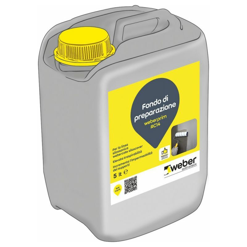 foto del prodotto weber saint gobain weberprim rc14 aggrappante incolore tanica lt 5
