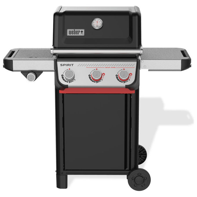 foto del prodotto weber spirit e-335 barbecue a gas gpl 3 fornelli nero acciaio inox per esterno