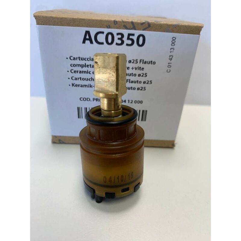 foto del prodotto webert cartuccia ceramica di ricambio per miscelatori flauto ac0350 cartuccia
