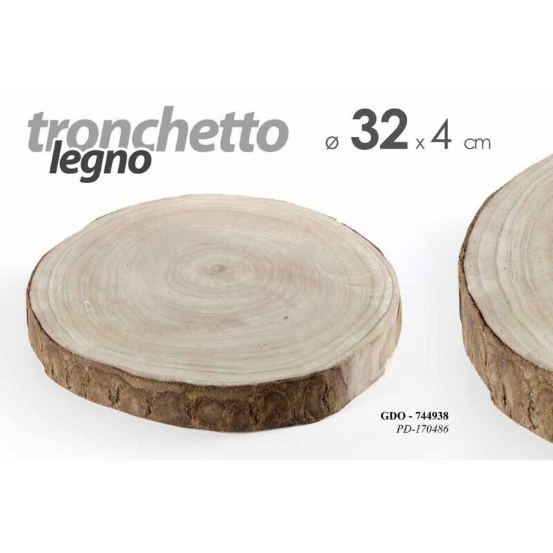 foto del prodotto webmarketpoint 15x tronco in legno per decorazione cm 32 x 4 h