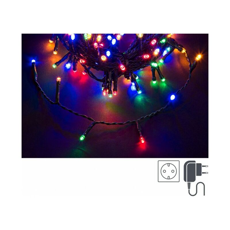 foto del prodotto webmarketpoint 4x catena 500 led multi int est