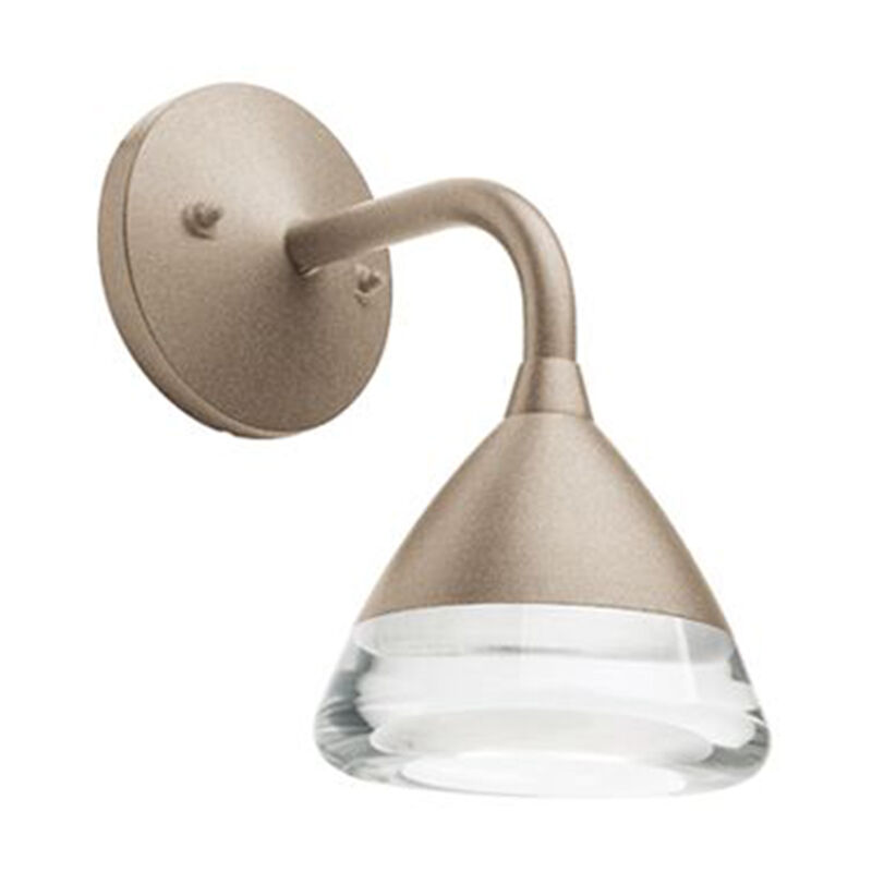 foto del prodotto webmarketpoint applique contemporanea graal alluminio tortora 1 luce led 20w 3000k