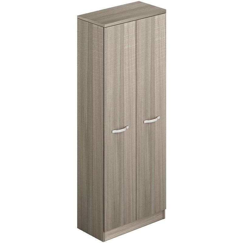 foto del prodotto webmarketpoint - armadio scarpiera multiuso olmo due ante con portascope cm h182x71x38