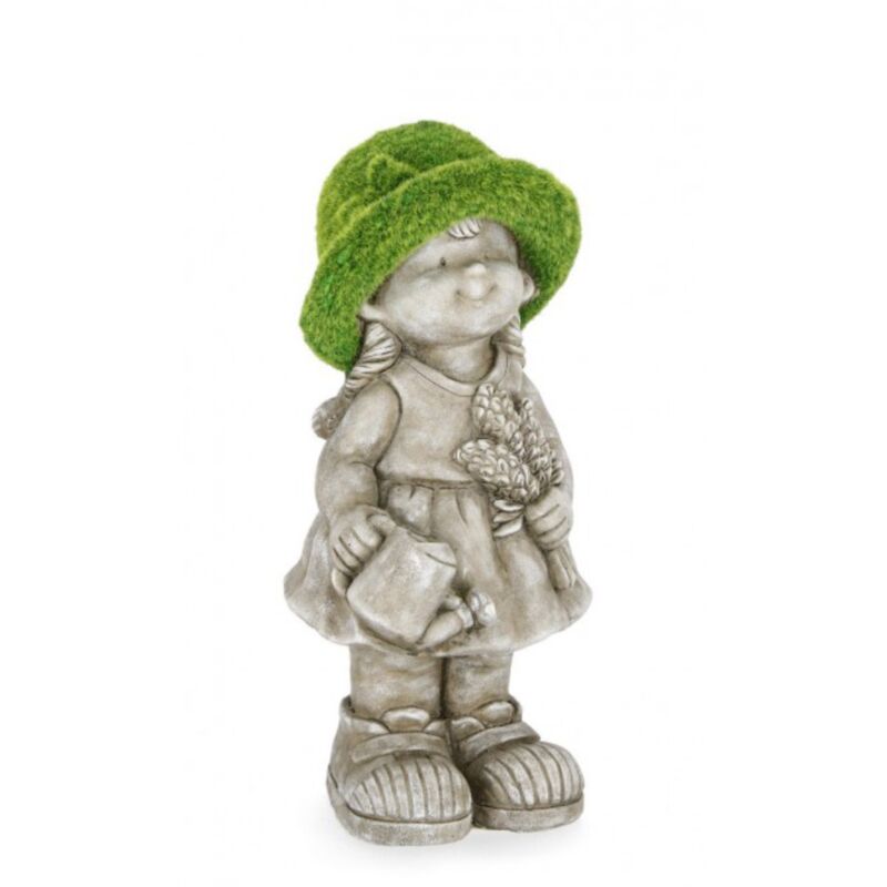foto del prodotto webmarketpoint bimbi garden decorazione in magnesio per uso interno ed esterno. bimba