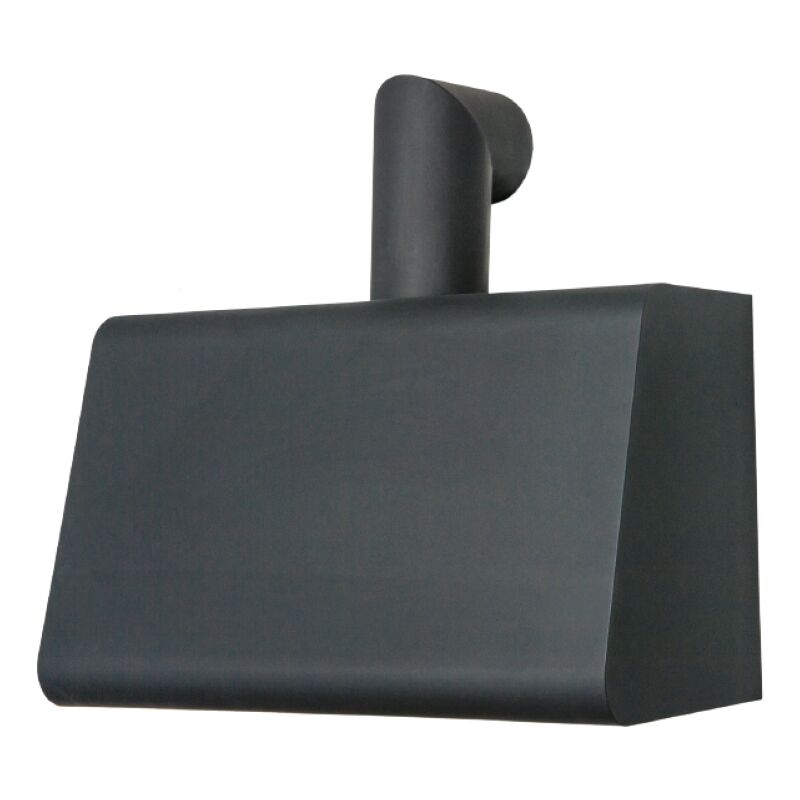 foto del prodotto webmarketpoint cappa aspirante brio metal soft in acciaio inox brunito cm 80
