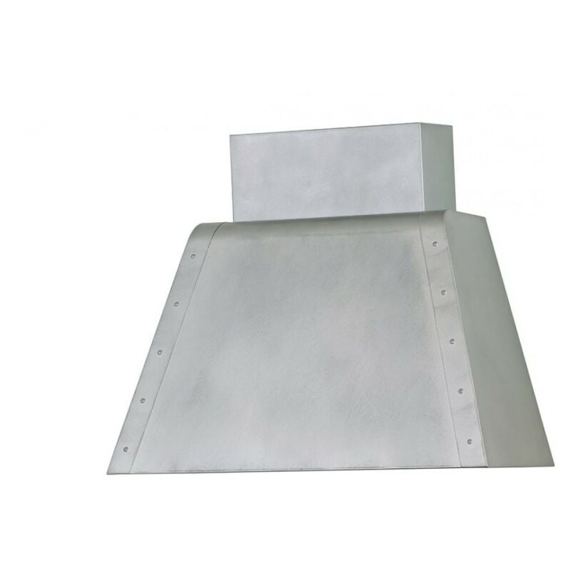 foto del prodotto webmarketpoint cappa aspirante daytona in acciaio inox silver cm 110