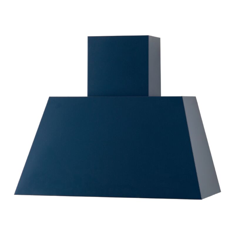 foto del prodotto webmarketpoint cappa aspirante marilyn in acciaio inox blu notte cm 80