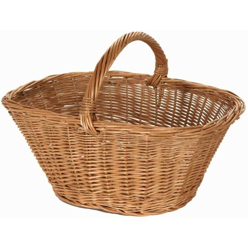 foto del prodotto webmarketpoint cesto vimini europeo giovanni 1 ovale cm 37x24h17 30