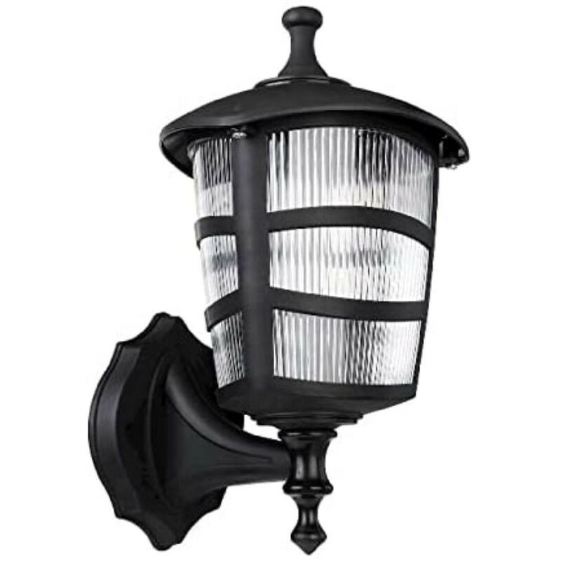 foto del prodotto webmarketpoint lampada a parete abs nera triangolare mdl3114 effez