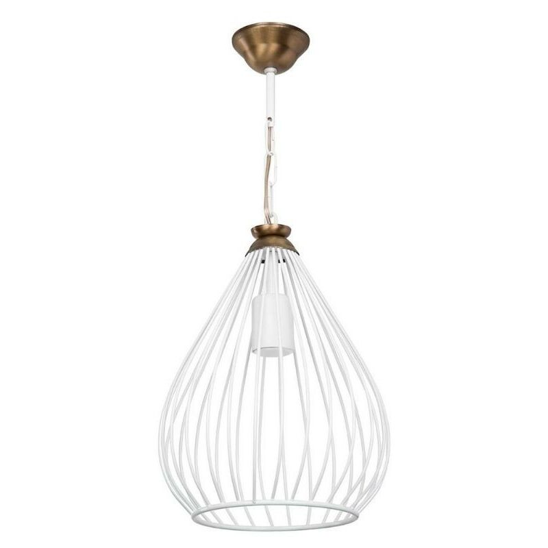 foto del prodotto webmarketpoint lampada a sospensione ciondolo umay asz1314 metallo bianco effez