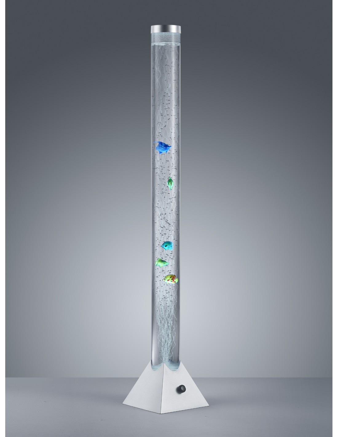 foto del prodotto webmarketpoint lampada da terra moderna rgb pesciolini motion trio lighting