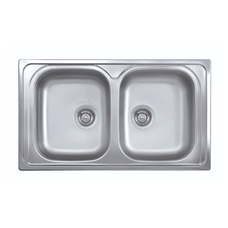 foto del prodotto webmarketpoint lavello 86x50 2 vasche sa322 effez