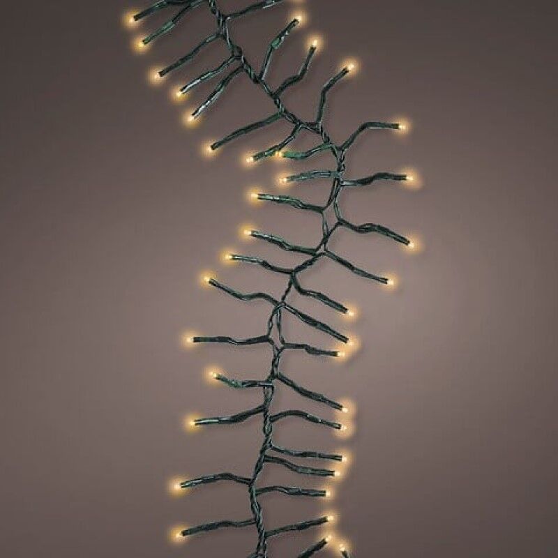 foto del prodotto webmarketpoint luci a led per esterni in verde con cluster di budget