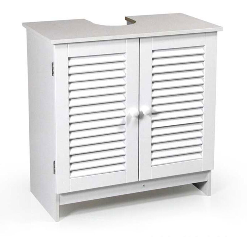 foto del prodotto webmarketpoint mobile sotto lavabo in legno 60 x 30 x 59 cm in colore bianco