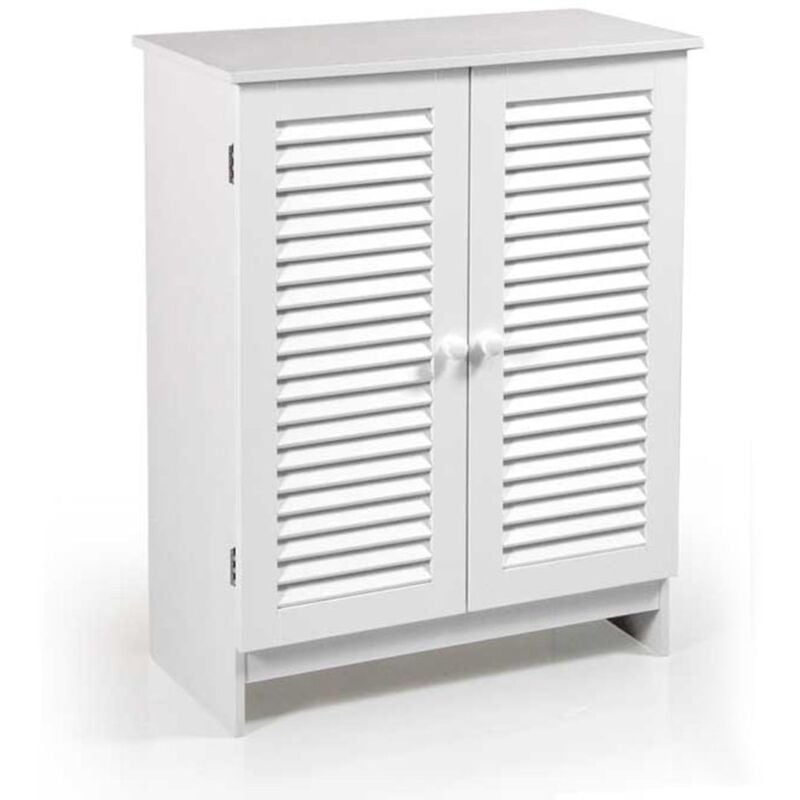 foto del prodotto webmarketpoint mobiletto da bagno con due ante 60 x 30 x 76 cm colore bianco