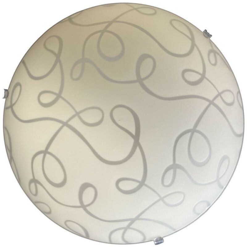 foto del prodotto webmarketpoint plafoniera da soffitto alma bianca 30 centimetri