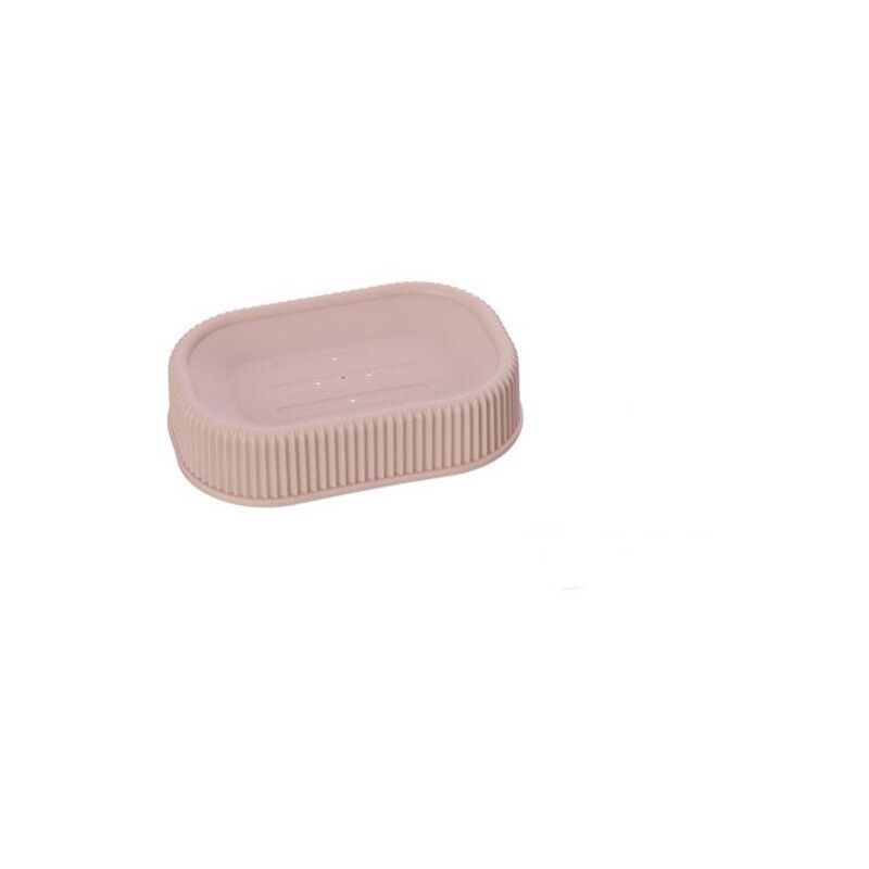 foto del prodotto webmarketpoint porta saponetta serie colorado in plastica color bianco rosa