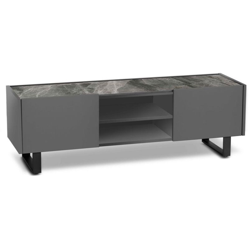 foto del prodotto webmarketpoint porta tv grigio grigio scuro 40 cm x 140 cm h. 45 cm