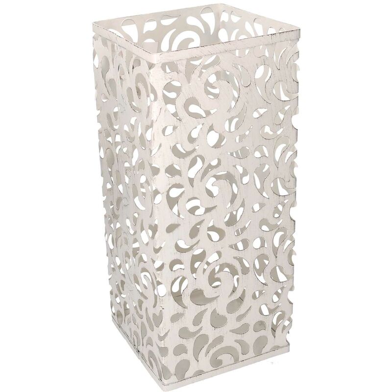 foto del prodotto webmarketpoint portaombrelli metallo crema quadro cm 20