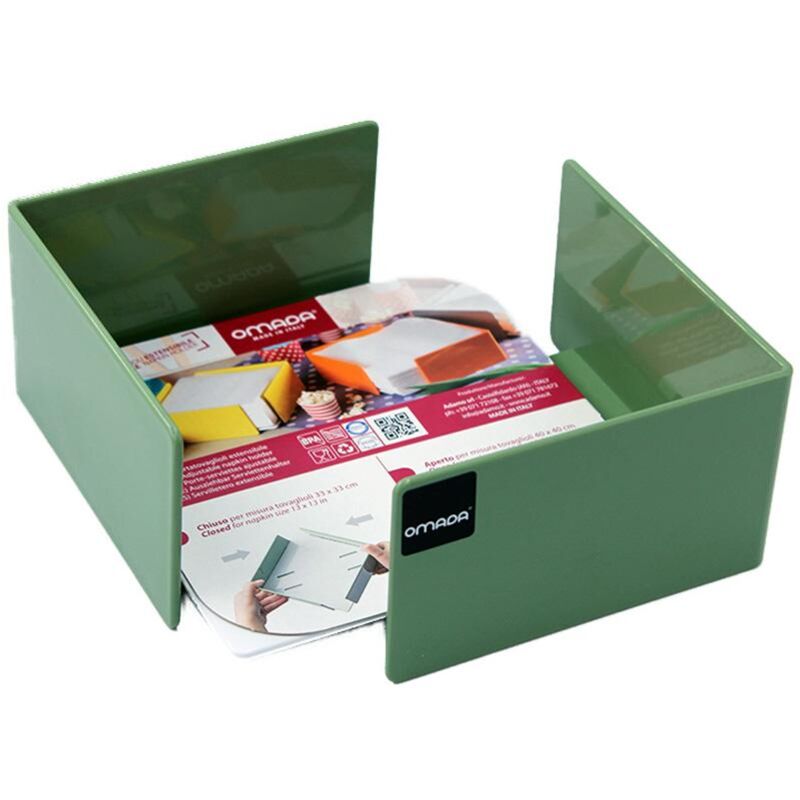 foto del prodotto webmarketpoint - portatovaglioli moderno estensibile in plastica rigida e colorata -acqua marina