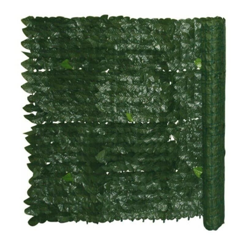 foto del prodotto webmarketpoint siepe finta con foglia di edera verde anticaduta mt 3x1 per balcone giardino da veranda recinto artificiale cancello