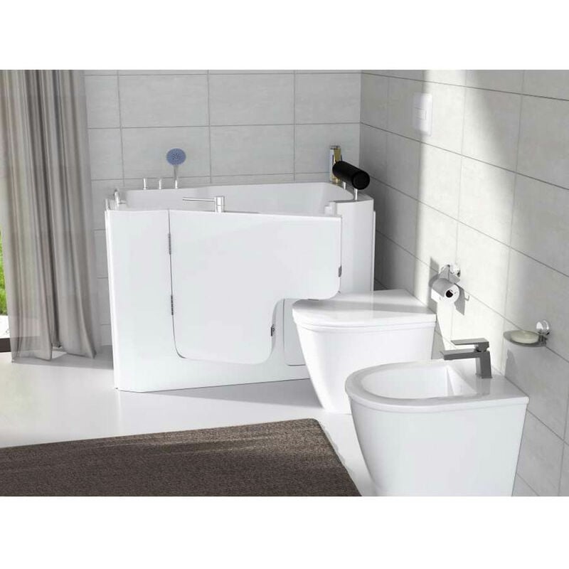 foto del prodotto webmarketpoint vasca da bagno con sportello laterale per anziani e disabili velar formato apertura sinistra