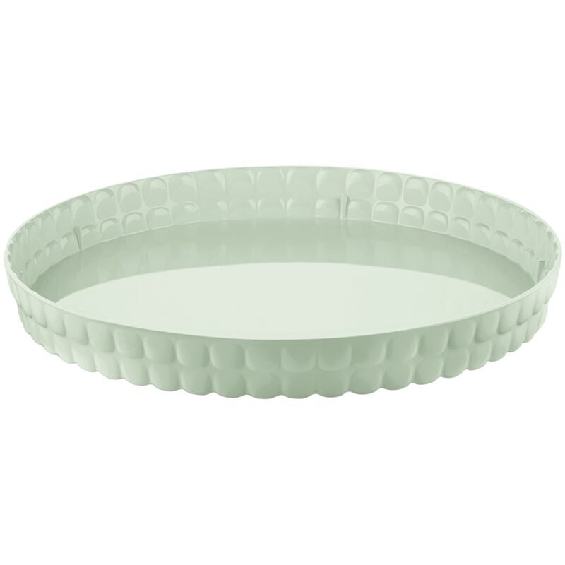 foto del prodotto webmarketpoint vassoio tondo tiffany verde malva