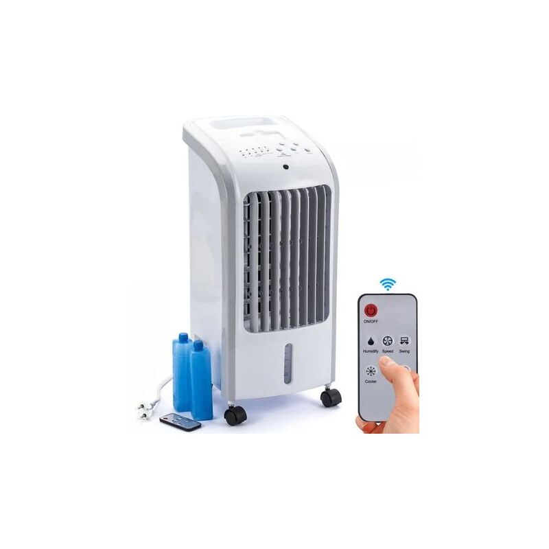 foto del prodotto webmarketpoint ventilatore nebulizzatore d aria 4 litri con telecomando linea coveri collection