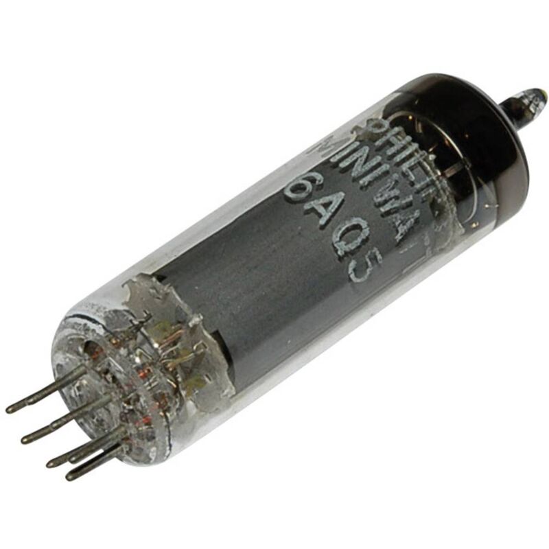 foto del prodotto weck el 90 6 aq 5 valvola termoionica pentodo di potenza 250 v 45 ma numero poli num 7 attacco b7g contenuto 1 pz