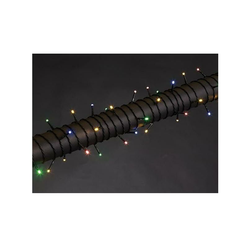 foto del prodotto wega led 12 m 80 lampade multicolor filo verde 24 v