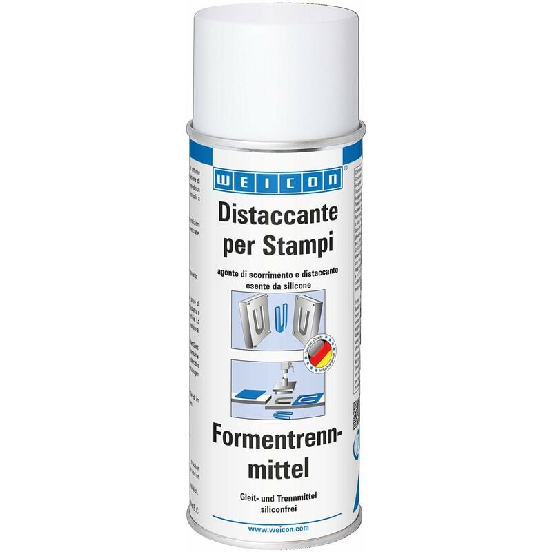 foto del prodotto weicon distaccante per stampi 400ml spray distaccante senza silicone impedisce efficacemente l adesione a plastiche, metalli, stampi ed attrezzi