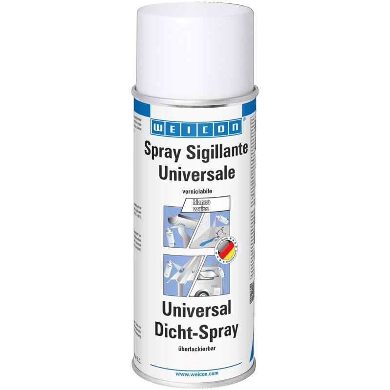 foto del prodotto weicon spray sigillante impermeabilizzante universale bianco 400 ml plastica liquida impermeabile impermeabilizzante