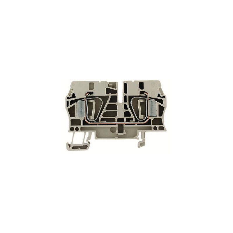 foto del prodotto weidmuller morsettiera passante, molla autobloccante, 6 mm , 800 v, 41 a, numero di collegamenti 2